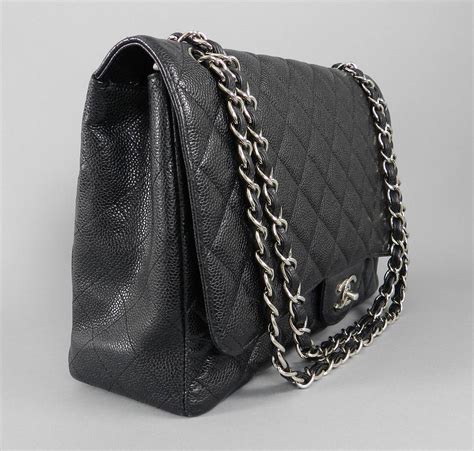 chanel bag with silver hardware.